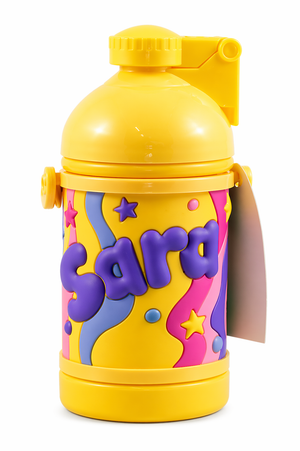 Borraccia Sport in Plastica con Nome H 16 CM 380 Ml Sara
