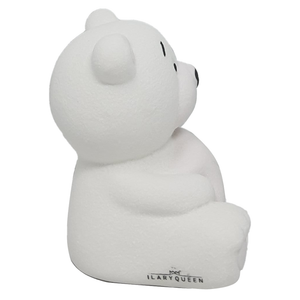 Bomboniera Statuina Orsetto con Stella Rosa in Resina Oggetti per Cerimonie Ilary Queen Personalizzanili - Iq3415