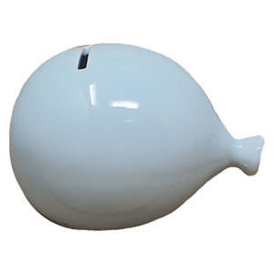 Bomboniera Statuina Palloncino Salvadanaio Celeste in Porcellana Oggetti per Cerimonie Ilary Queen Personalizzanili - Iq8279