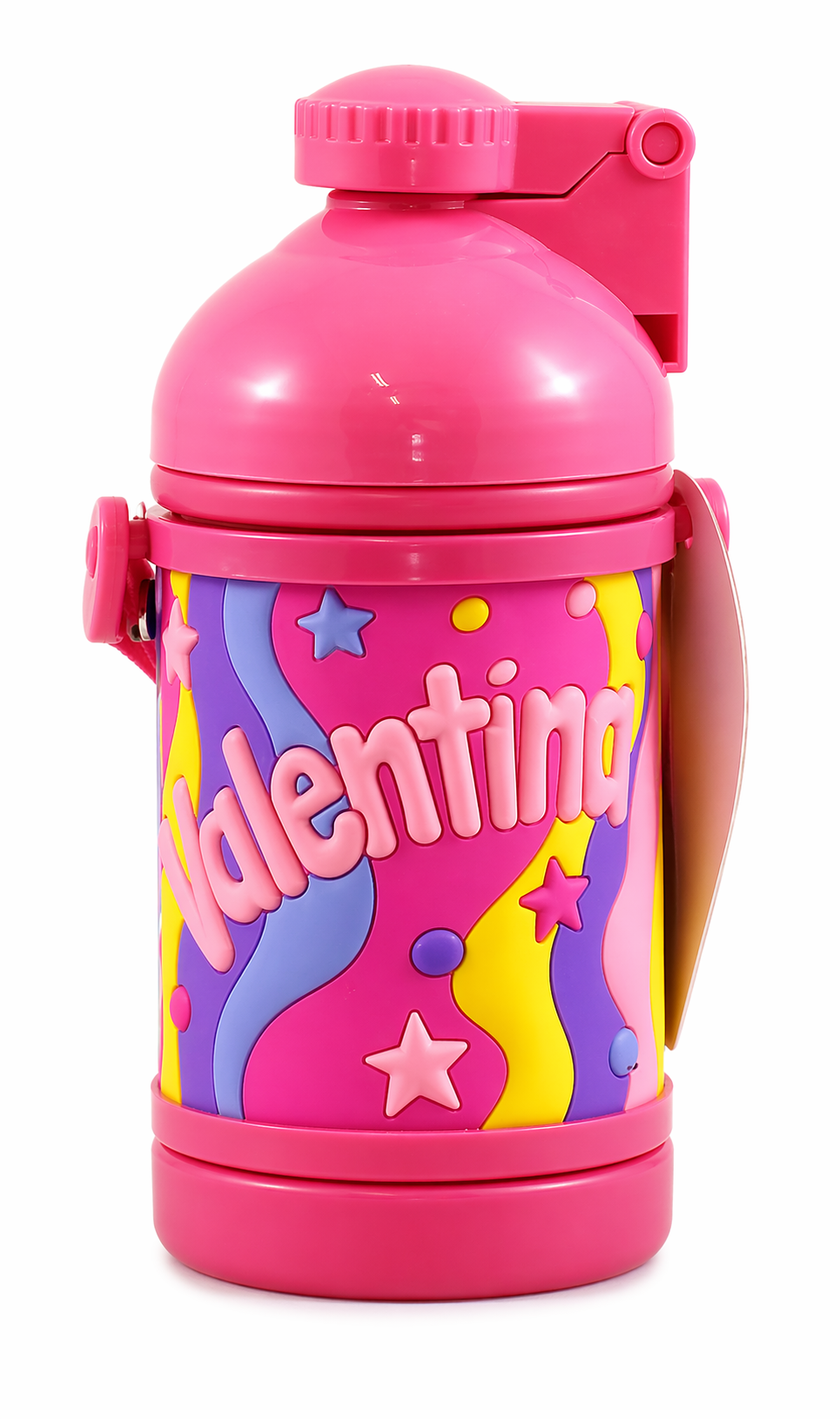 Borraccia Sport in Plastica con Nome H 16 CM 380 Ml Valentina