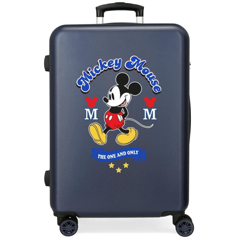 Trolley Topolino DISNEY Mickey Mouse Valigia da Viaggio in ABS Cm. 68 - 3071824
