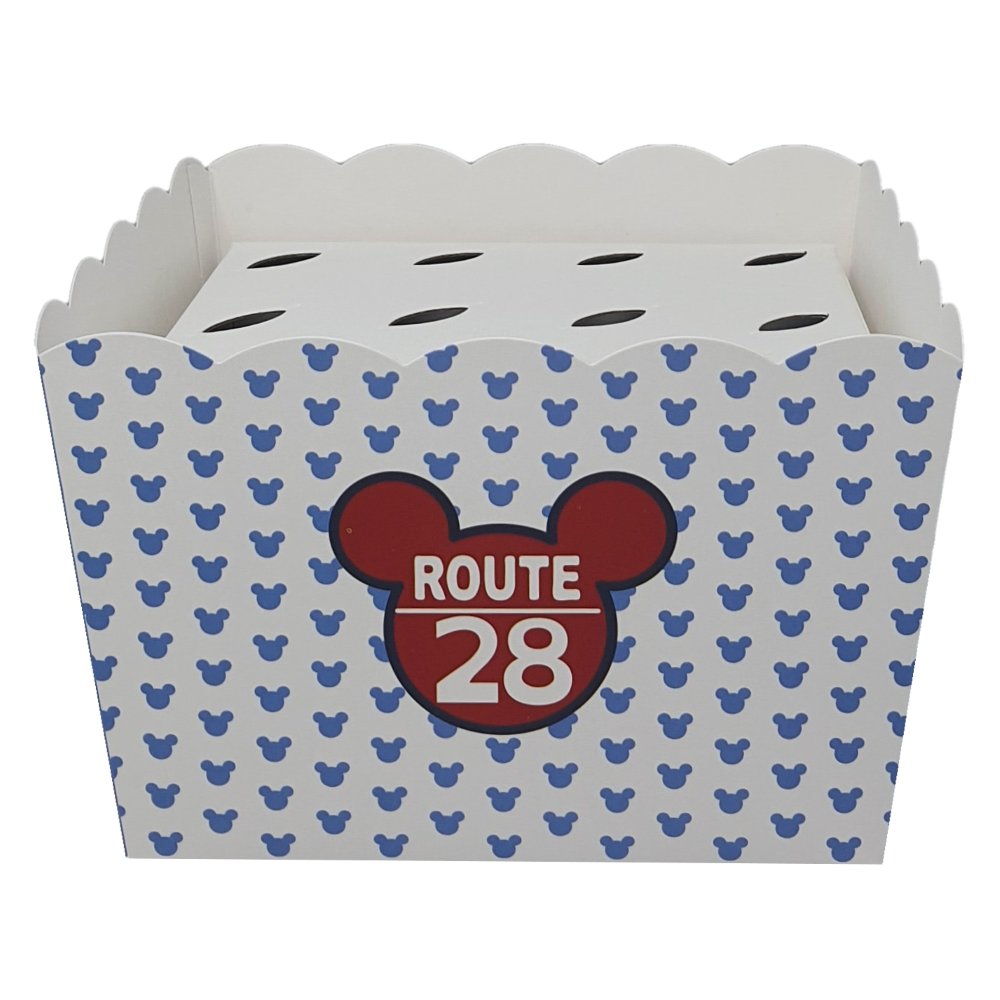 Contenitore Portaconi + 12 Bomboniere Cono Mickey Go DISNEY Topolino per Feste - 68181+16921+68172