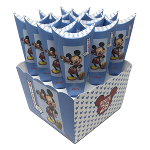 Contenitore Portaconi + 12 Bomboniere Cono Mickey Go DISNEY Topolino per Feste - 68181+16921+68172