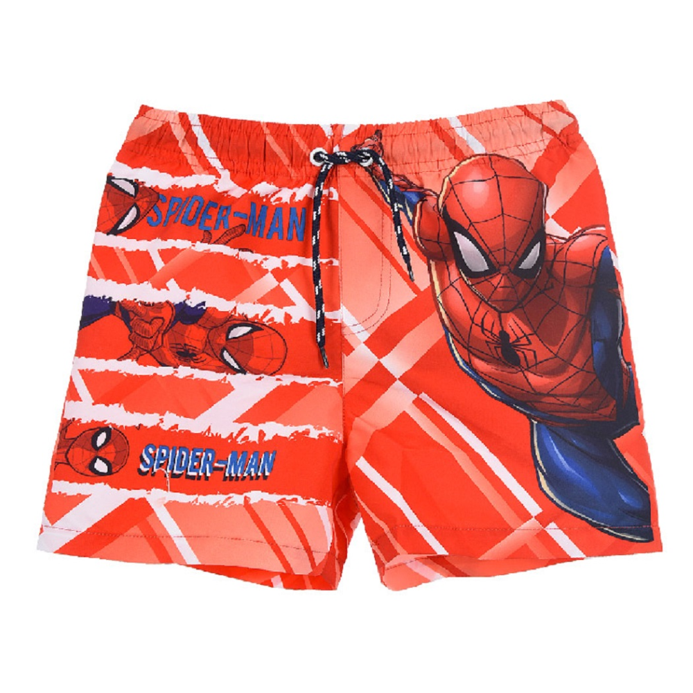 Costume Mare Spiderman MARVEL Bermuda Pantaloncino Bambino - Ev1839rosso