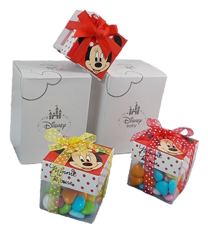 Bomboniere Minnie DISNEY Astuccio Scatoline Portaconfetti DISNEY Cm. 5x5 - M112000