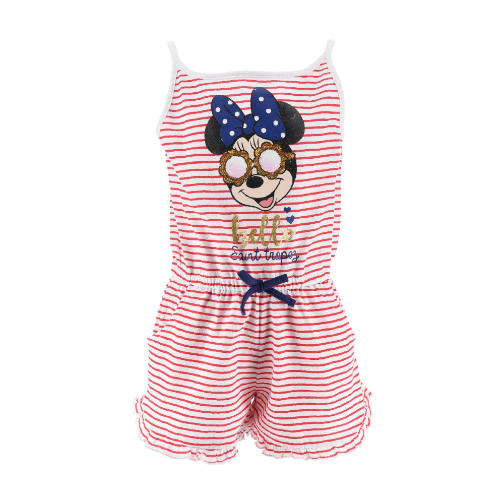 Tuta Intera Minnie Mouse DISNEY Bambina Sun City 3/8 Anni - Ev1244rosso