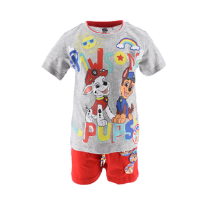 Completo Estivo Paw Patrol Short + T-Shirt Bambino Sun City - Ev1188grigio
