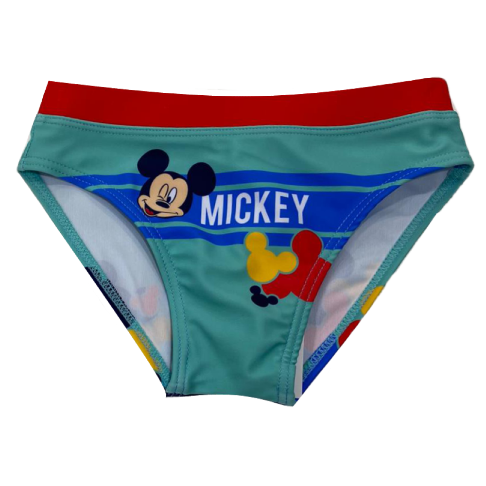 Costume Mare Mickey Mouse DISNEY Topolino Slip Mutandina Bambino - Ev1827turchese