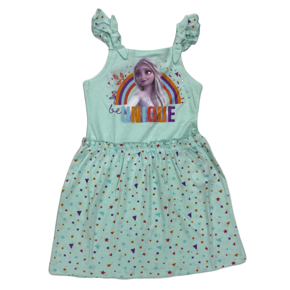 Scamiciata Frozen Ii DISNEY Elsa Anna Bambina Sun City - Ev1000turchese