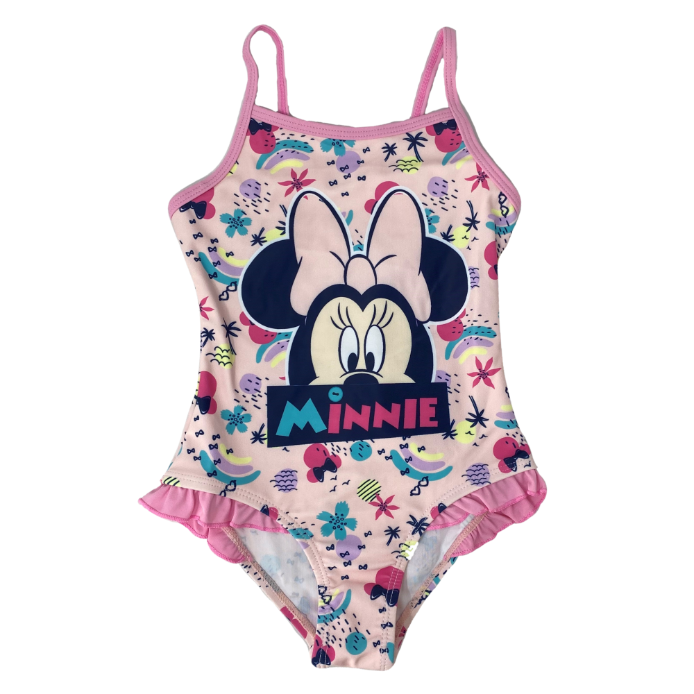 Costume Mare Minnie Mouse DISNEY Intero Bambina - Ev1861rosa
