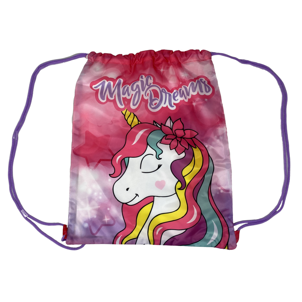Sacca Unicorno Borsa Tempo Libero Palestra Cm. 38x29 - X04272mc