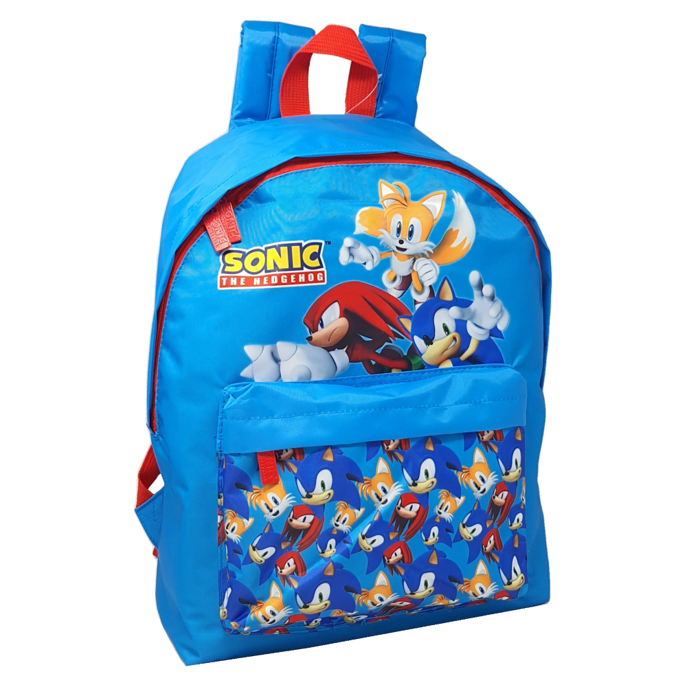 Zaino Americano Sonic Scuola Viaggio Tempo Libero Cm.38 - Sn4356mc