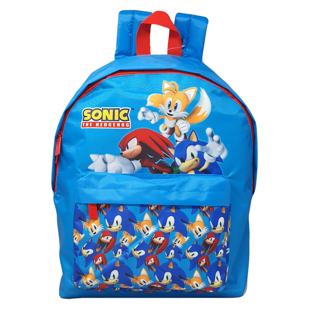 Zaino Americano Sonic Scuola Viaggio Tempo Libero Cm.38 - Sn4356mc