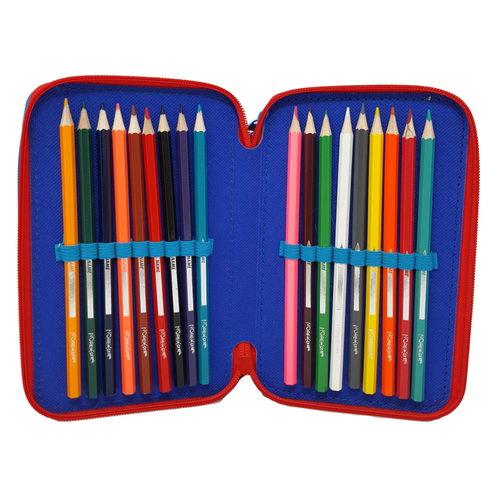 Astuccio Scuola Topolino DISNEY Multiscomparto 3 Zip Portacolori Giotto - 1004e2211