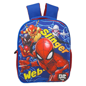 Zaino Asilo Spiderman MARVEL con Pattina Magnetica Intercambiabile Borsa Scuola Tempo Libero - 1029p5626t2