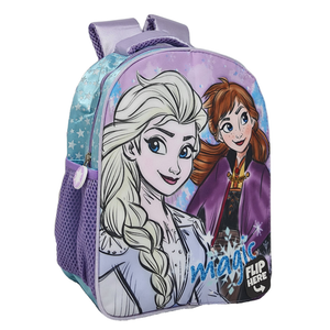 Zaino Asilo Frozen Ii DISNEY Elsa Anna con Pattina Magnetica Intercambiabile Borsa Scuola Tempo Libero - 1029p1408