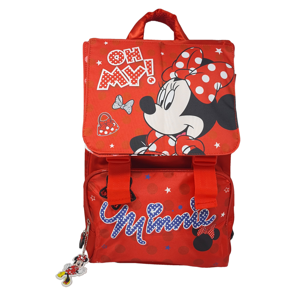 Zaino Estensibile Minnie Mouse DISNEY con Pattina Magnetica Intercambiabile Borsa Scuola 44 CM - 1111396792