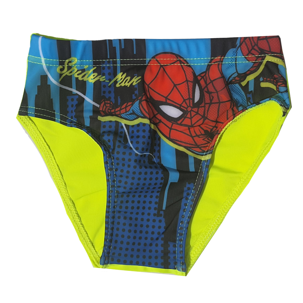 Costume Mare Spiderman MARVEL Slip Fluo Mutandina Bambino - Spi0403giallo