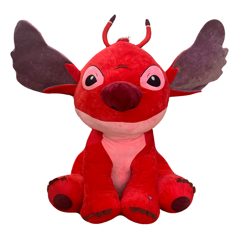 Peluche Gigante Leroy con Suono DISNEY Stitch Rosso Pupazzo Cm. 120 - 260004733
