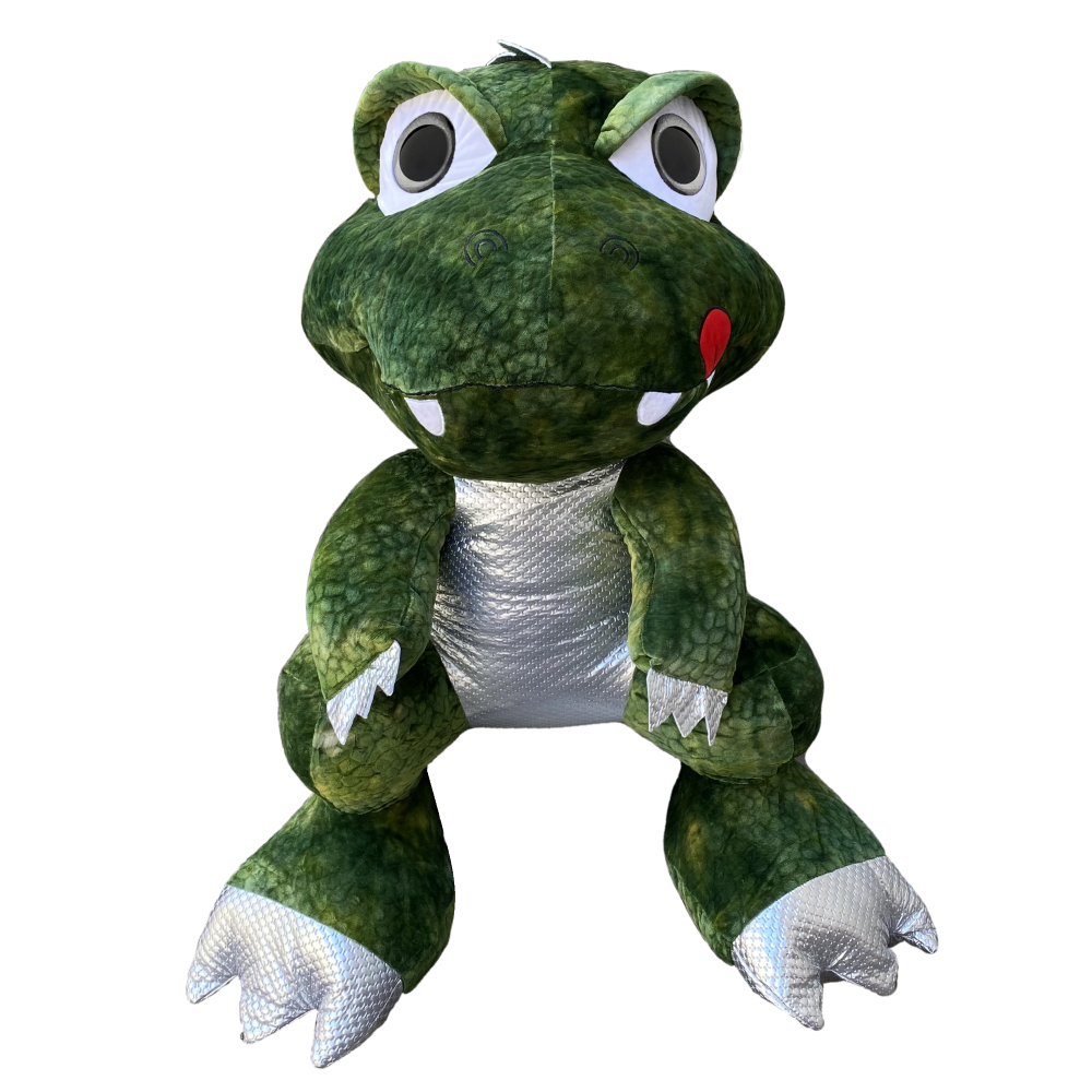 Peluche Dinosauro Gigante Pupazzo Cm. 100 - Pts31326y/100verde