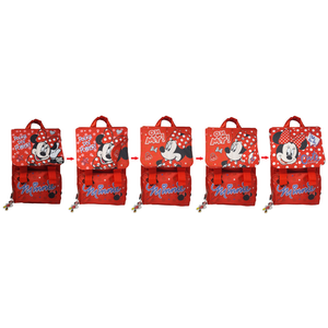 Zaino Estensibile Minnie Mouse DISNEY con Pattina Magnetica Intercambiabile Borsa Scuola 44 CM - 1111396792