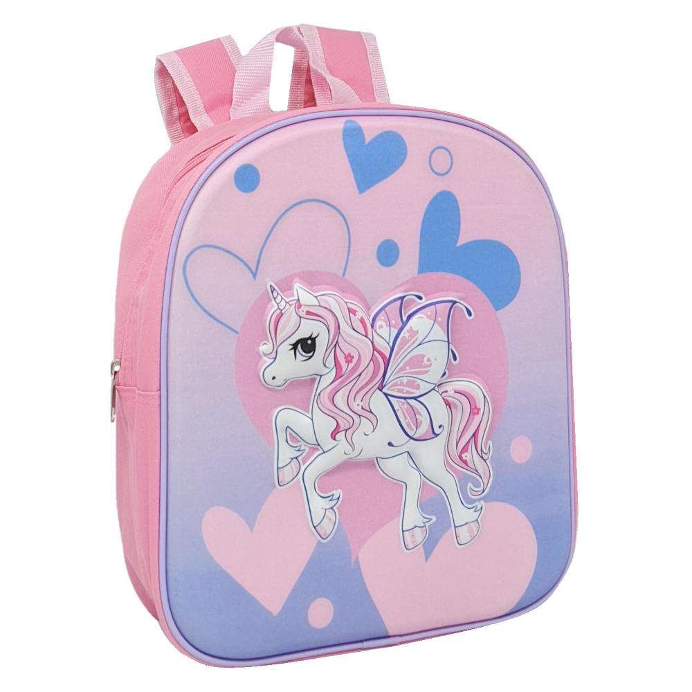 Zaino Asilo 3d Unicorno Borsa Scuola Cm.32 - Uni21-1388