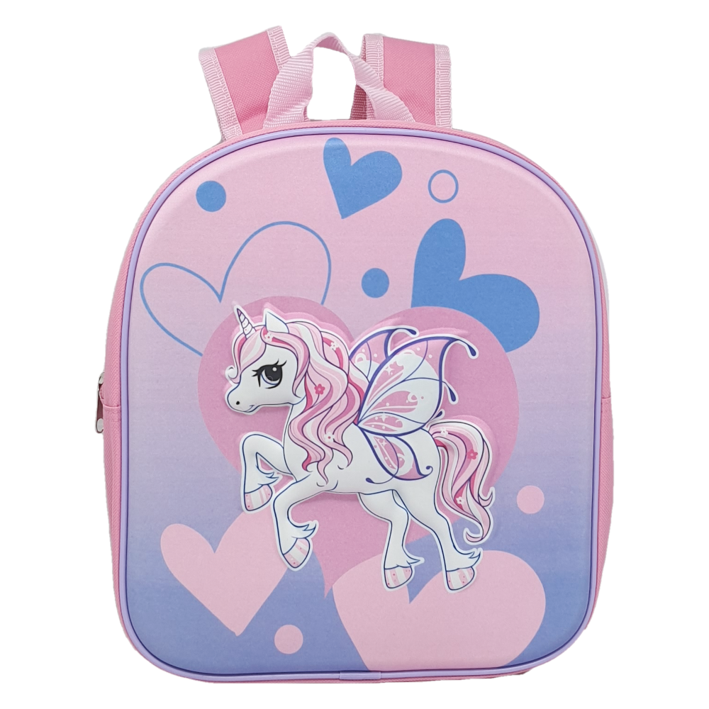 Zaino Asilo 3d Unicorno Borsa Scuola Cm.32 - Uni21-1388