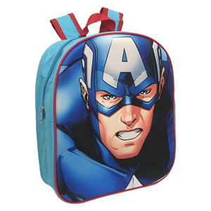 Zaino Asilo 3d Avengers MARVEL Capitan America Borsa Scuola Cm.32 - Ave21-1692