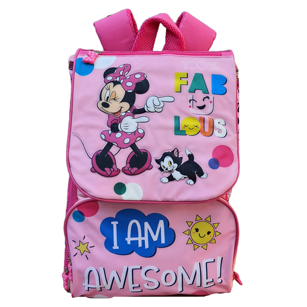 Zaino Minnie Mouse DISNEY Estensibile Scuola Elementare Cm. 40x29x27 - Min0807