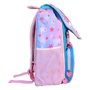 Zaino + Astuccio 3 Zip Unicorno Estensibile Scuola Elementare Colori Giotto