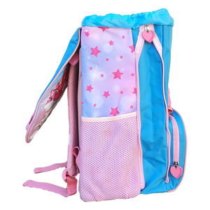 Zaino + Astuccio 3 Zip Unicorno Estensibile Scuola Elementare Colori Giotto