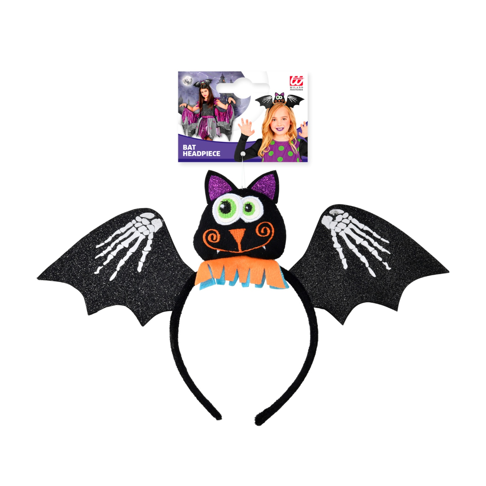 Cerchietto Pipistrello Accessori Carnevale Halloween - 00070