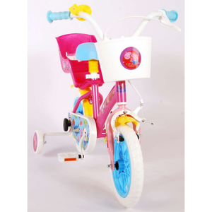 Bicicletta Peppa Pig 12" Età 3/4 Anni con Rotelle - 34593