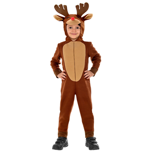 Costume Vestito Abito Travestimento Carnevale Natale Renna Bambino - 0324