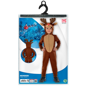 Costume Vestito Abito Travestimento Carnevale Natale Renna Bambino - 0324