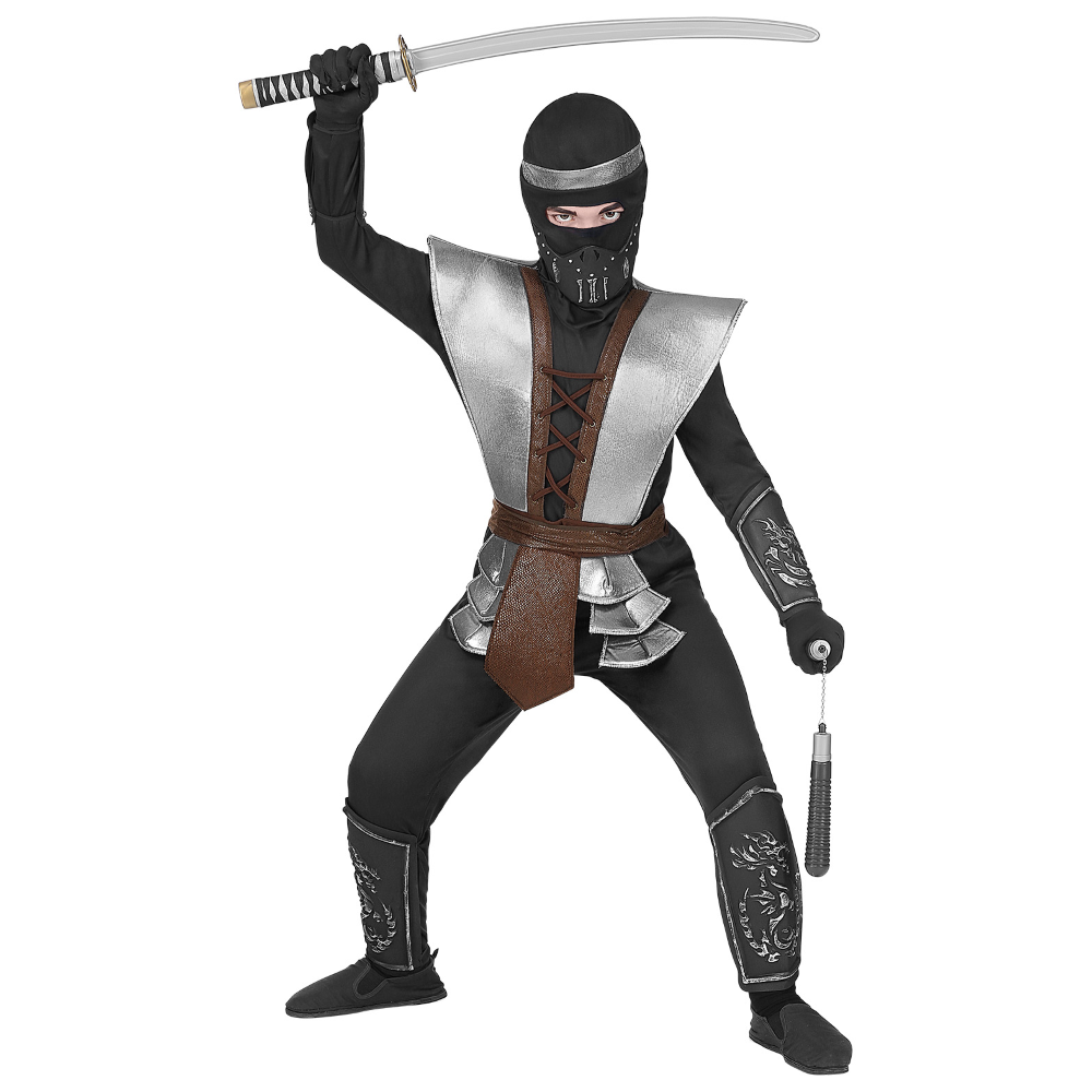 Costume Carnevale Master Ninja Bambino Abito Travestimento - 0707