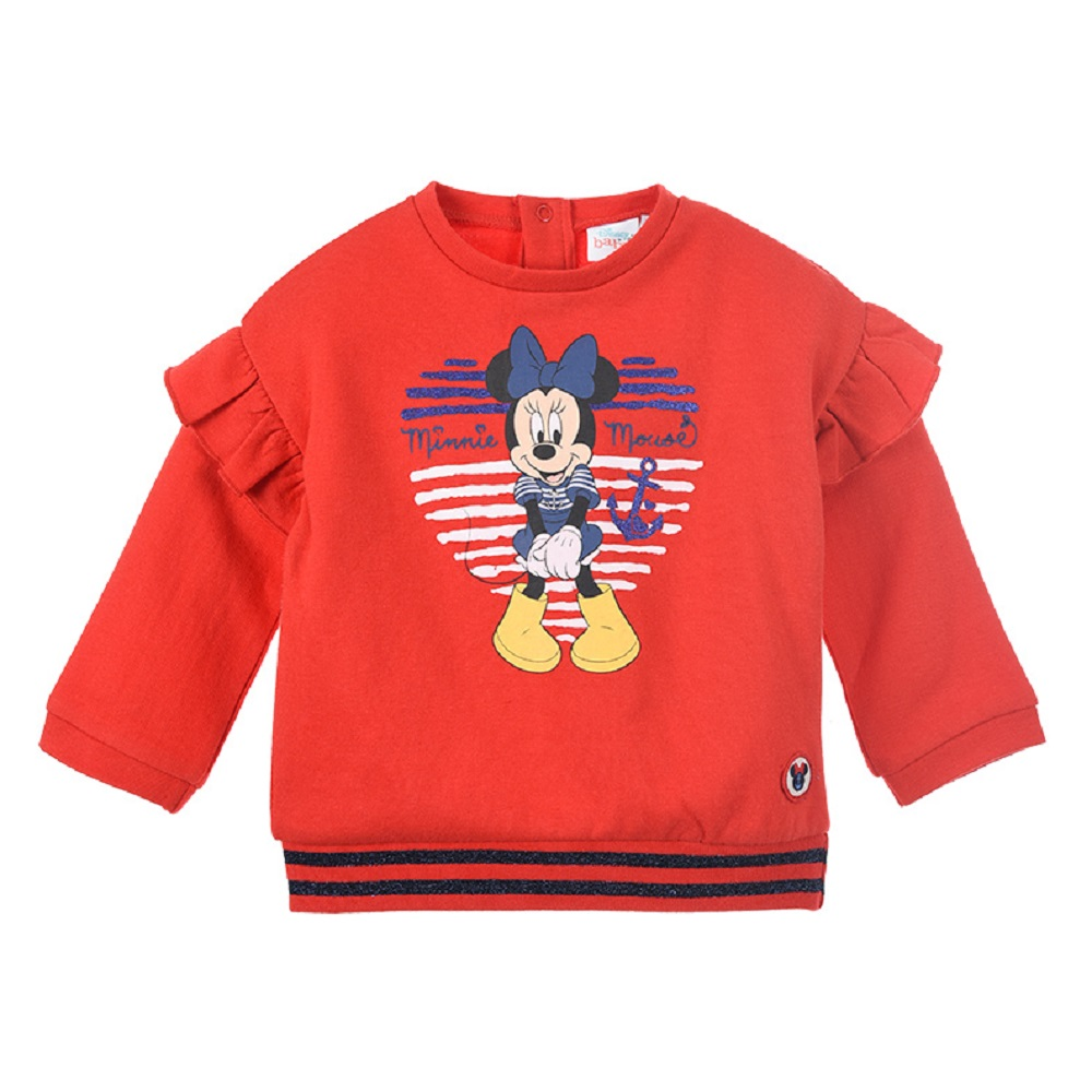 Maglione Minnie Mouse DISNEY Maglietta Neonata Sun City - Vh0019rosso
