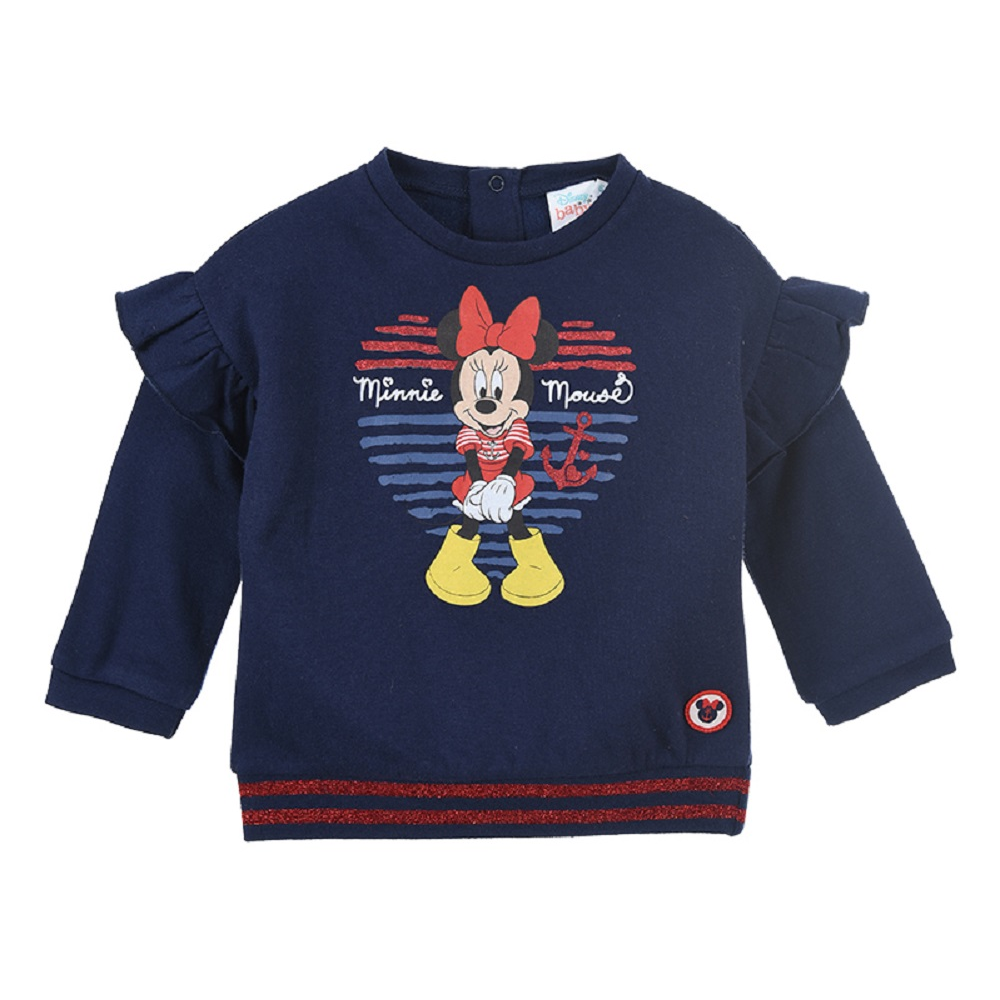 Maglione Minnie Mouse DISNEY Maglietta Neonata Sun City - Vh0019blu