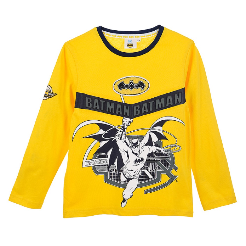 T-Shirt M.l. Batman Bambino Ragazzo Sun City - Vh1194senape