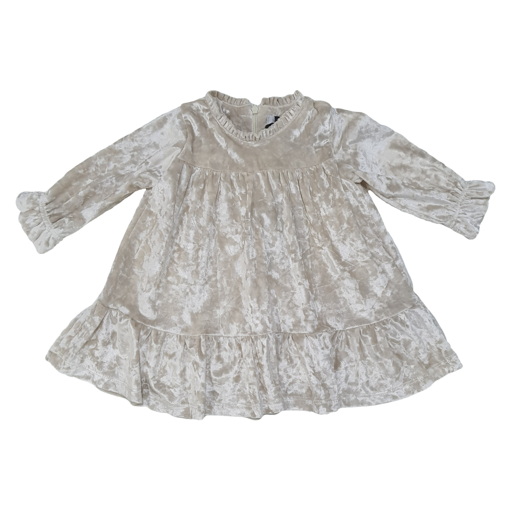 Scamiciata Meilisa Bai Girl Neonata Vestito Abito 93%pes 7%ea - Fl4723