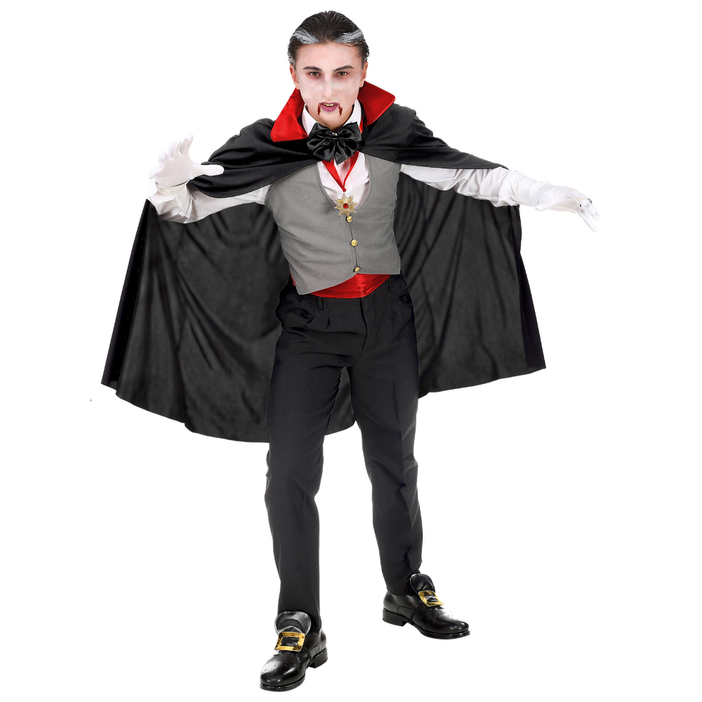 Costume Vestito Abito Travestimento Carnevale Halloween Vampiro Bambino - 0168