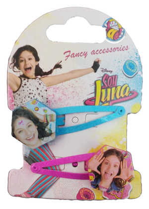 Clik Clak Soy Luna DISNEY per Capelli 2 Pezzi - Wdsl029turchese