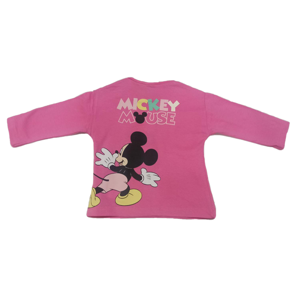 T-Shirt M.l. Minnie Mouse DISNEY Maglietta Neonata Sun City - Vh0004fuxia