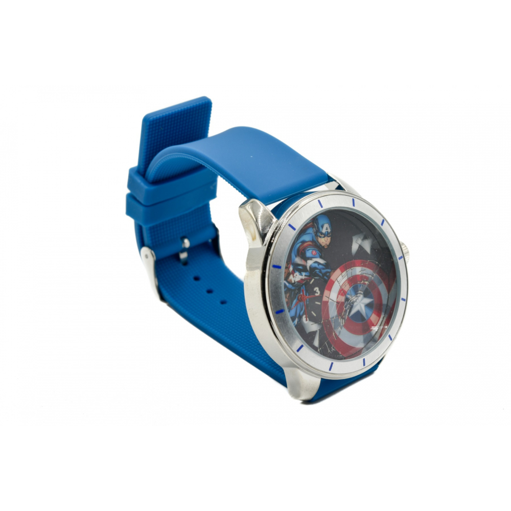 Orologio Avengers MARVEL Capitan America da Polso Analogico in Scatola di Latta - Mv15785