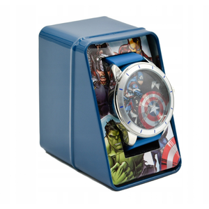 Orologio Avengers MARVEL Capitan America da Polso Analogico in Scatola di Latta - Mv15785