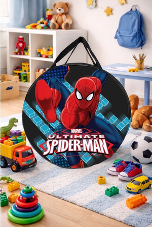 Borsa Spiderman MARVEL Mare Shopper Porta Giochi  Cm. 51x32 - M79633nero
