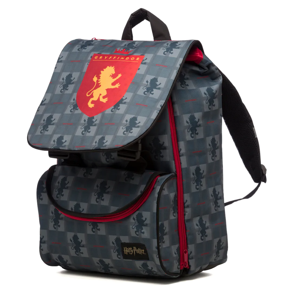 Zaino Harry Potter Hogwarts Grifondoro Estensibile Scuola Elementare Cm. 44x29x18 - L04334mc