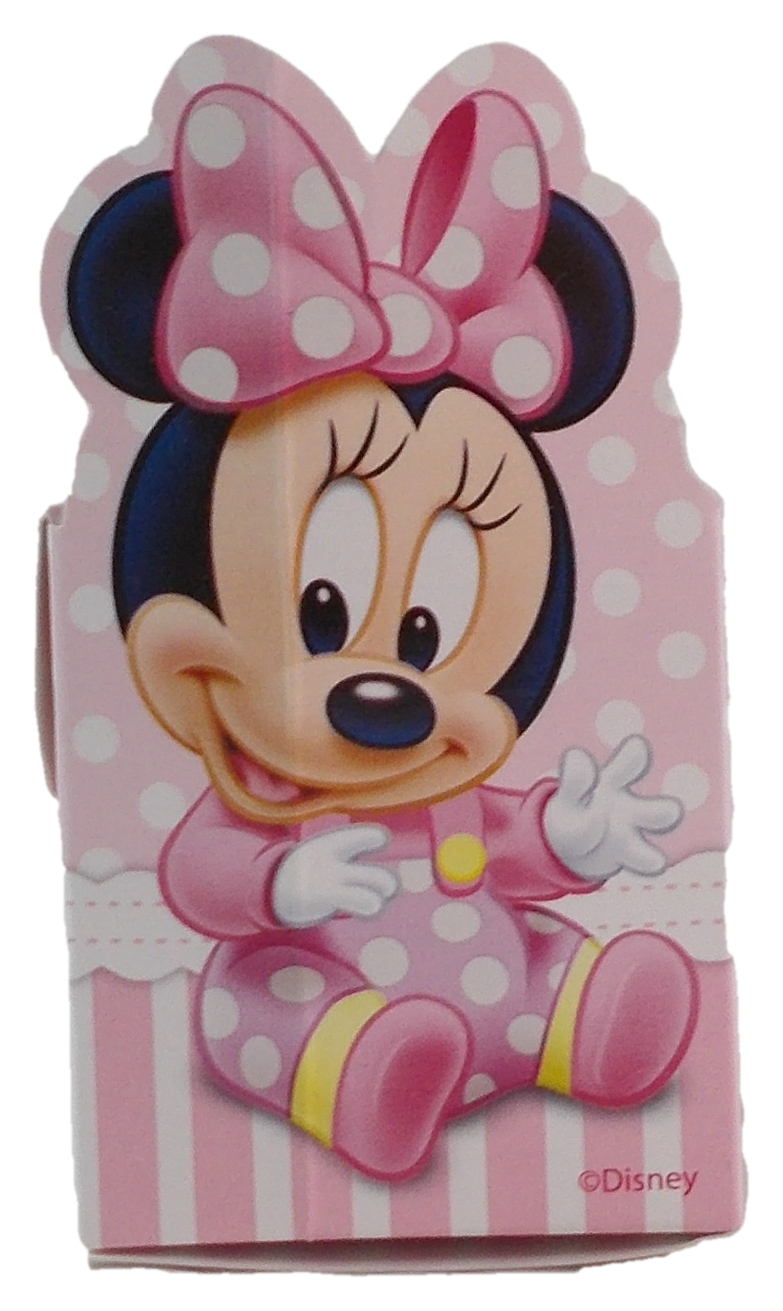 Bomboniera Minnie Astuccio DISNEY Portaconfetti Scatolina Torta 18 Fette R050600