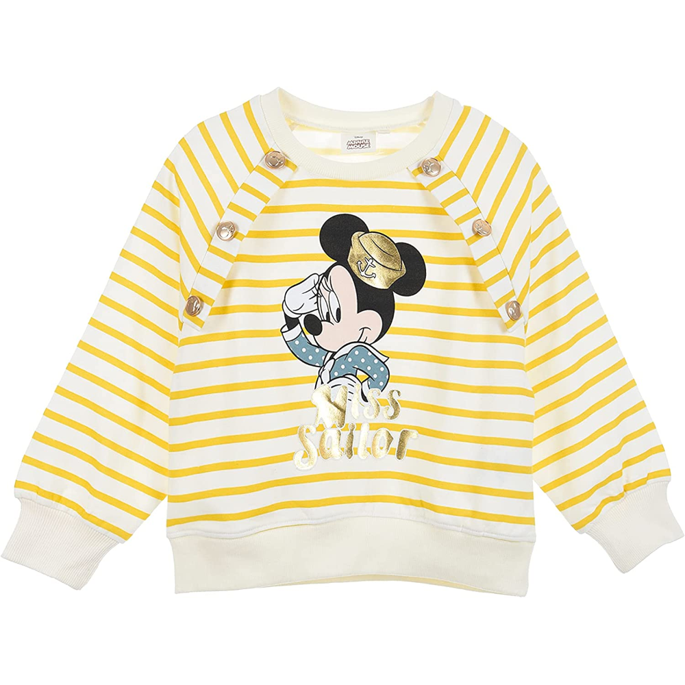 Maglione Minnie Mouse DISNEY Maglietta Bambina Sun City - Vh1079giallo
