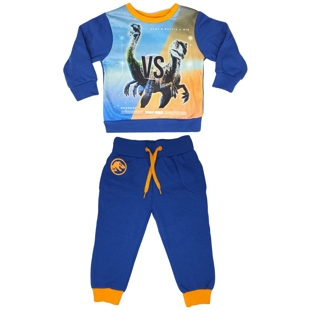 Tuta Maglione Pantalone Jurassic World Bambino Sun City - Vh1179arancio